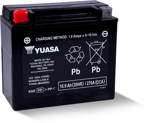 Yuasa YTX20 Maintenance Free AGM 12 Volt Battery - YUAM42RBS User 1