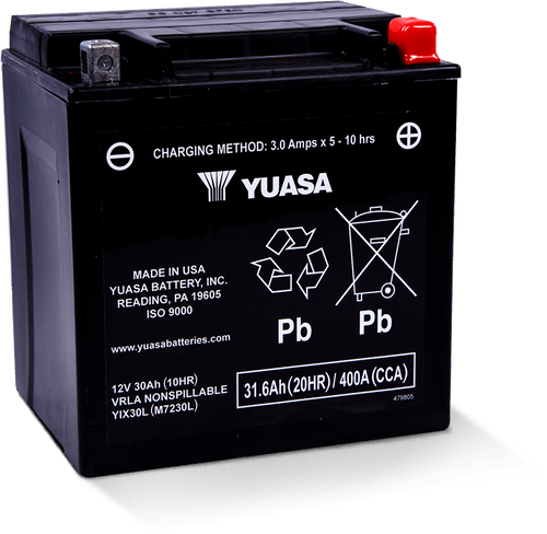 Yuasa YIX30L Maintenance Free AGM 12 Volt Battery - YUAM7230L User 1