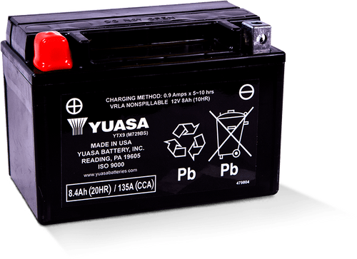 Yuasa YTX9 Maintenance Free AGM 12 Volt Battery - YUAM729BSTWN User 1