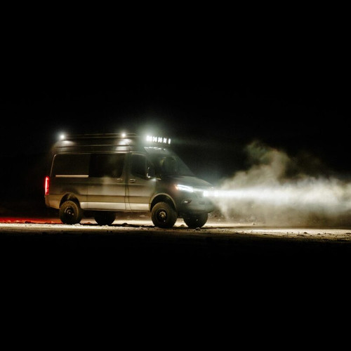 KC HiLiTES SlimLite 8in. LED 138W Spot Beam - Single Light - 1101 Photo - lifestyle view