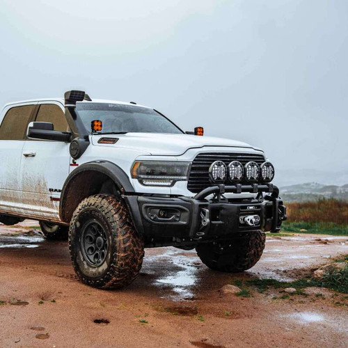 KC HiLiTES SlimLite 8in. LED Stone Guard - Black - 7230 Photo - lifestyle view