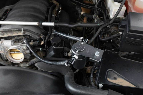 K&N 20-23 GM 2500/3500 6.6L Oil Separator Catch Can - 81-0812 Photo - Mounted