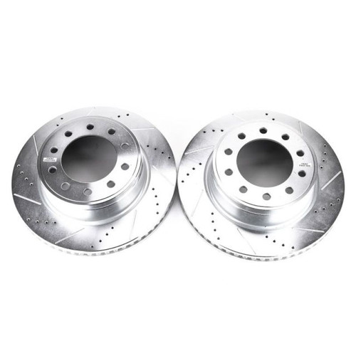 Power Stop 11-18 Ram 5500 Front Drilled & Slotted Rotor - Pair - AR83074XPR Photo - Primary