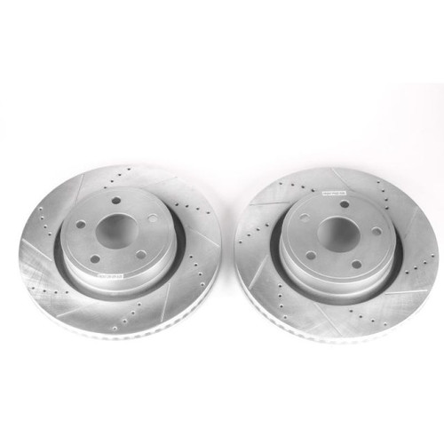Power Stop 04-06 Dodge Ram 1500 Front Drilled & Slotted Rotor - Pair - AR8765XPR Photo - Primary