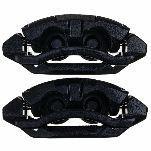 Power Stop 11-18 Ram 1500 Front Black Calipers - Pair (w/Bracket) - S5054BLK Photo - Primary