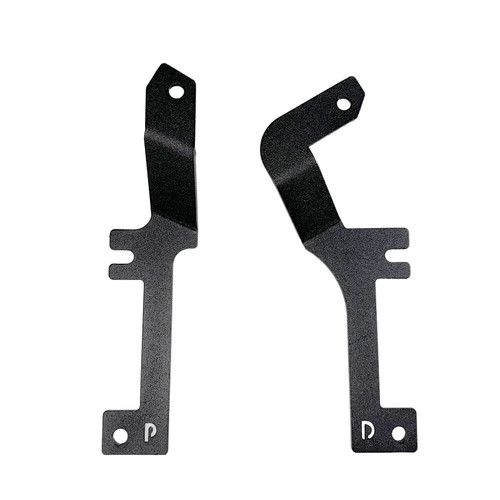 Go Rhino 19-21 Chevrolet Silverado 1500 XE Hood Hinge Cube Light Mount - 732240T Photo - Primary