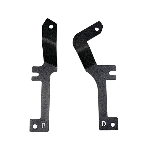 Go Rhino 22-24 Chevrolet Silverado 1500 Hood Hinge Cube Light Mount - 732245T Photo - Primary