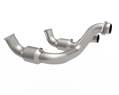 Kooks 20-22 Ford F250 7.3L V8 / Ford F350 7.3L V8 3in SS High Output Green Catted Connecting Pipes - 14003400 Photo - Primary