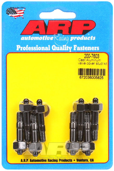 ARP Cast Aluminum Valve Cover Stud Kit - 1/4in x 20 1.5in OAL - 200-7603 Photo - Primary