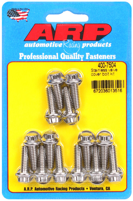 ARP SS Valve Cover Bolt Kit - 400-7504 Photo - Primary