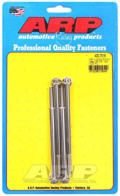 ARP Merlin Block BRodix Head SB 12pt Valve Cover Bolt Kit - 400-7516 Photo - Primary