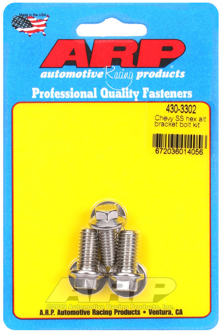 ARP Chevy SS Hex Alternator Bracket Bolt Kit - 430-3302 Photo - Primary