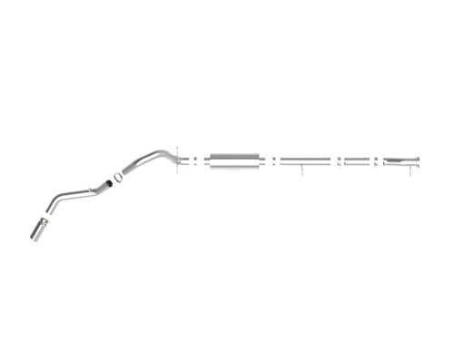 aFe 20-23 GM 2500/3500HD V8 6.6L L8T Apollo GT Series 4in 409 SS Cat-Back Exhaust System - 49-44123-P Photo - Unmounted