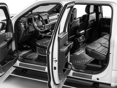 WeatherTech 19-24 GM Silverado/Sierra 1500 CC SillProtector 4pc Set - Black - ST012K1 Photo - Primary