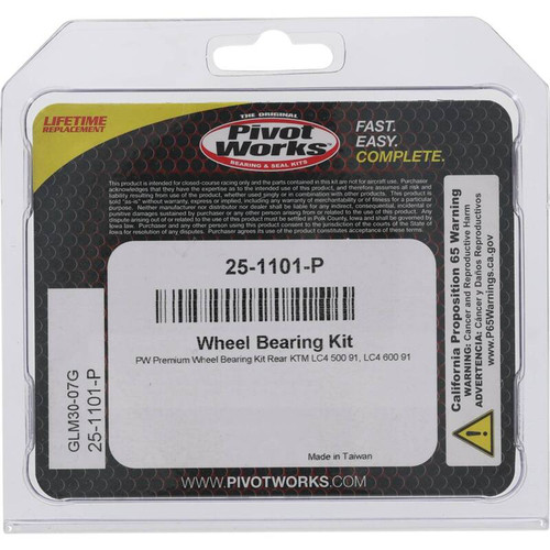 Pivot Works KTM Wheel Bearing Kit Premium Bearings - 25-1101-P Photo - Primary