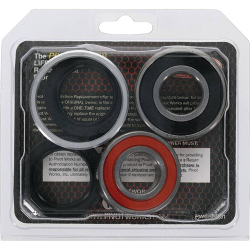 Pivot Works Honda Wheel Bearing Kit Premium Bearings - 25-1241-P Photo - Primary