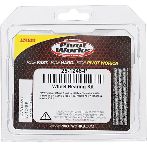 Pivot Works Yamaha Wheel Bearing Kit Premium Bearings - 25-1246-P Photo - Primary