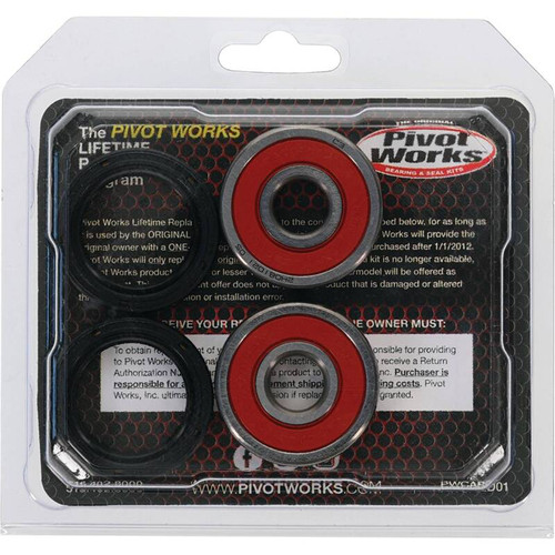 Pivot Works Honda Wheel Bearing Kit Premium Bearings - 25-1300-P Photo - Primary