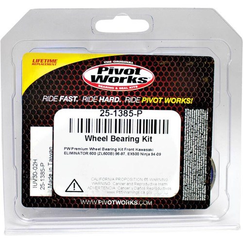 Pivot Works Kawasaki Wheel Bearing Kit Premium Bearings - 25-1385-P Photo - Primary
