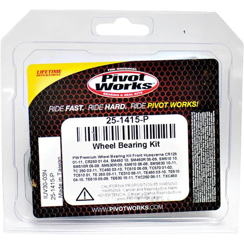 Pivot Works Husqvarna Wheel Bearing Kit Premium Bearings - 25-1415-P Photo - Primary