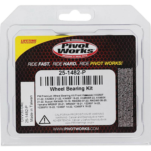 Pivot Works Kawasaki, Suzuki, Yamaha Wheel Bearing Kit Premium Bearings - 25-1482-P Photo - Primary