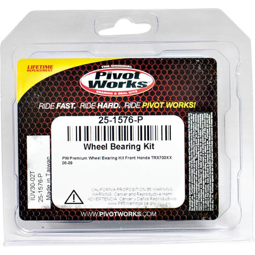 Pivot Works Honda Wheel Bearing Kit Premium Bearings - 25-1576-P Photo - Primary