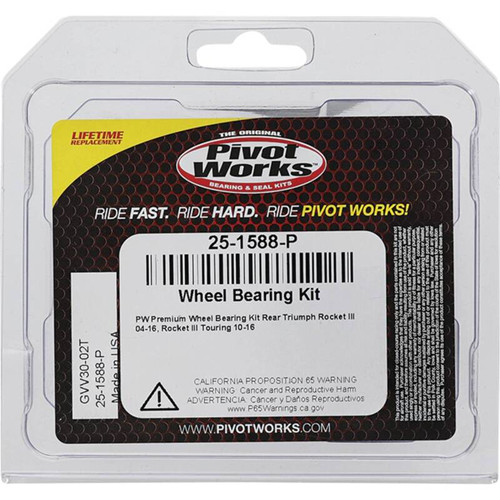 Pivot Works Triumph Wheel Bearing Kit Premium Bearings - 25-1588-P Photo - Primary
