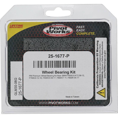 Pivot Works BMW Wheel Bearing Kit Premium Bearings - 25-1677-P Photo - Primary