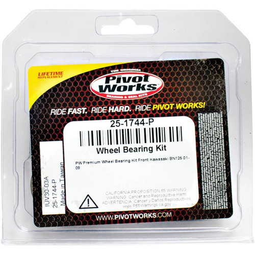 Pivot Works Kawasaki Wheel Bearing Kit Premium Bearings - 25-1744-P Photo - Primary