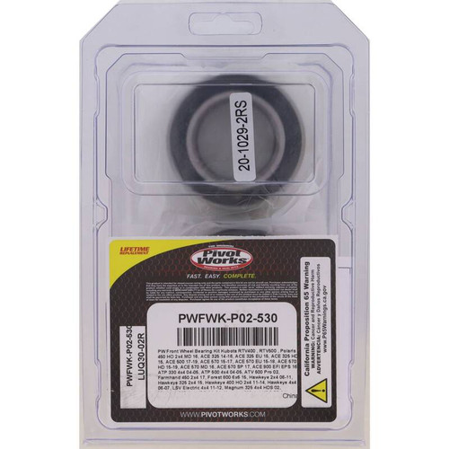 Pivot Works 06-11 Polaris Hawkeye 2x4 PW Front Wheel Bearing Kit - PWFWK-P02-530 Photo - Primary