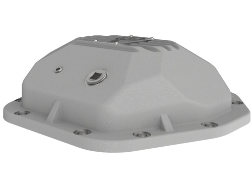 aFe 97-18 Jeep Wrangler TJ/JK Dana 44 Street Series Differential Cover w/ Machined Fins - Raw - 46-71110A Photo - Unmounted