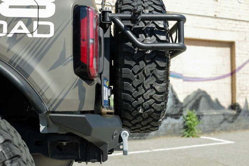 DV8 Offroad 2021+ Ford Bronco Competition Series Rear Bumper - RBBR-05 Photo - Primary