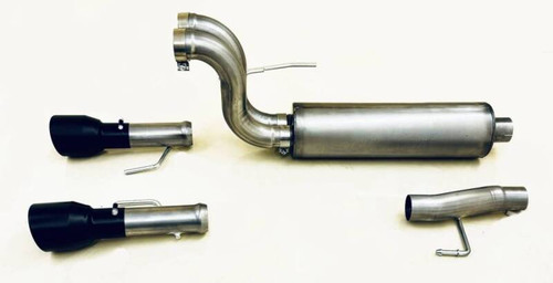 Gibson 2024 Ford F150 5.0L Black Elite Stainless Steel Split Rear Exhaust - 69226B User 1