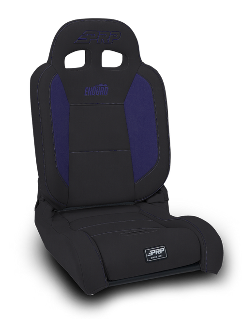 PRP EnduroDaily Reclining Suspension Seat - Black/Purple Vinyl - Driver - A8701044-201-M Photo - Primary