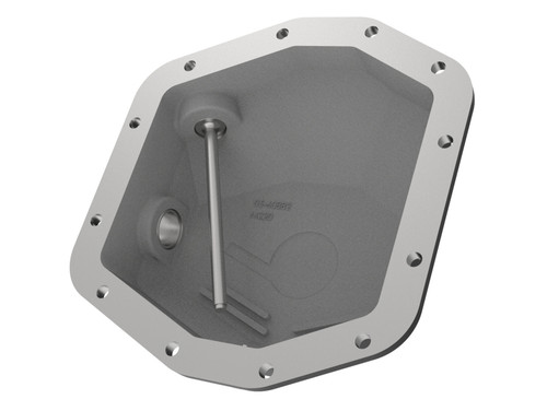 aFe 18-24 Jeep Wrangler JL Dana M220 Pro Series Front Diff Cover w/ Oil - Black - 46-71001B Photo - Unmounted