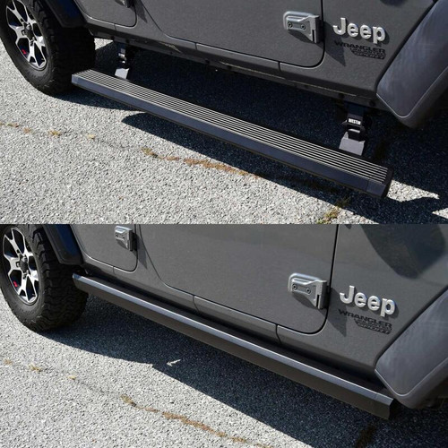 Westin 18-24 Jeep Wrangler JL Unlimited 4dr Pro-e Running Boards - Tex. Blk - 29-24065 Photo - Mounted