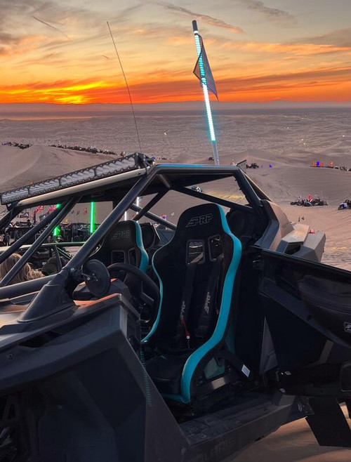 PRP Polaris RZR PRO XP / PRO R / Turbo R Composite Seat Mount Kit w/ Quick Release - Pair - C92 Photo - Close Up