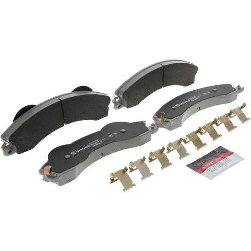 Brembo 09-17 Chevrolet Silverado 2500 HD/GMC Sierra 2500 HD/Silverado 3500 HD Front NAO Brake Pad - P10072N Photo - Primary