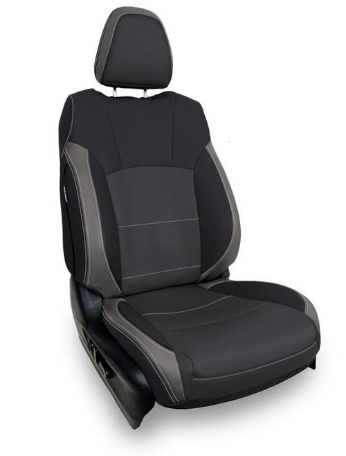 PRP 2021+ Subaru Outback Front Seat Covers  (Pair) - Black and Gray - B078-03 Photo - Primary