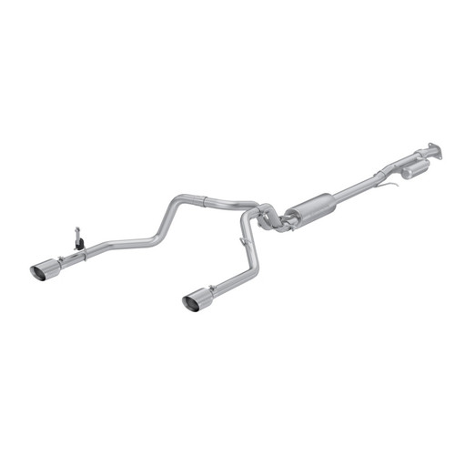 MBRP 2019+ Chevrolet Silverado 1500 / 2019+ GMC Sierra 1500 T304 SS 3in Armor Pro Cat-Back Exhaust - S5021304 Photo - Primary