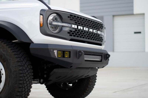 DV8 Offroad 2021+ Ford Bronco Front Bumper V2 - OE Plus Series (Works w/o ACC Relocation) - FBBR-06 Photo - out of package