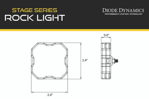 Diode Dynamics Stage Series SXS Rock Light Installer Kit - White Diffused M8 (8-pack) - DD7752 User 9