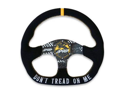 PRP Dont Tread on Me Comp-R Suede Steering Wheel (D-Shaped) - G248-TR Photo - Close Up