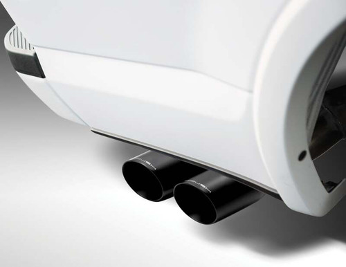 Roush 21-24 Ford F-150 5.0L V8 Side Exit Catback Active Ready Exhaust w/ Black Tips - 422264-BLK Photo - Close Up