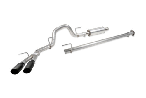 Roush 21-24 Ford F-150 5.0L V8 Side Exit Catback Performance Exhaust w/ Black Tips - 422266-BLK Photo - Primary