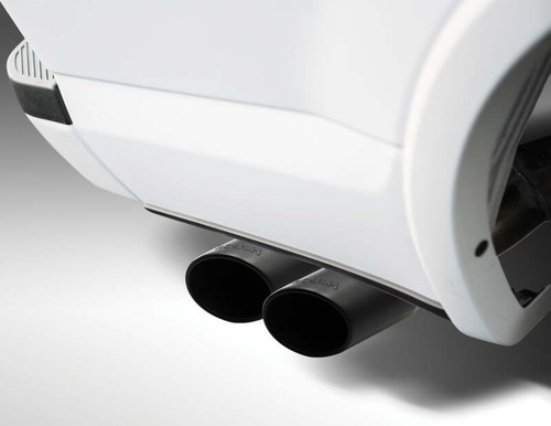 Roush 21-24 Ford F-150 5.0L V8 Side Exit Catback Performance Exhaust w/ Black Tips - 422266-BLK Photo - Close Up