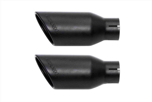 Roush 15-24 Ford F-150 5.0L 4in Black Exhaust Dual Tips - Pair - 422318 Photo - Close Up