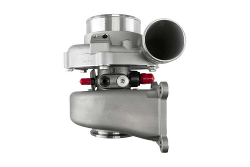 Turbosmart Water Cooled 6870 (Kompact) T4 Divided 0.84AR Externally Wastegated TS-2 Turbocharger - TS-2-6870B-D4084E Photo - Close Up
