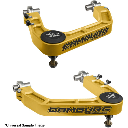 Camburg Toyota 22-23 Landcruiser 300 / 22-23 LX600 KINETIK V2 Perf Billet Uniball Upper Arms (Gold) - CAM-310194-GLD Photo - Primary