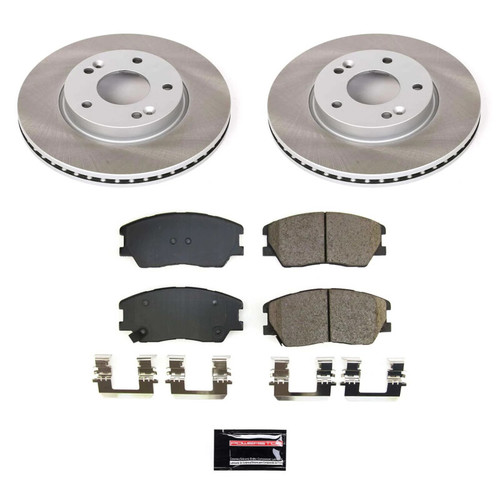 Power Stop 2022 Kia Soul Front Semi-Coated Rotor Kit - SC8921 Photo - Primary